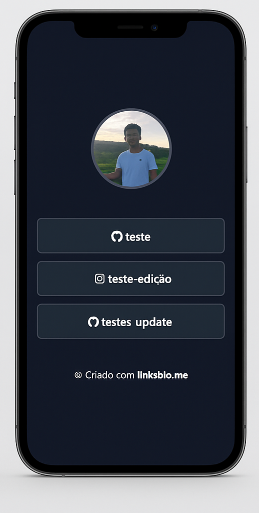 Exemplo de página de links 2